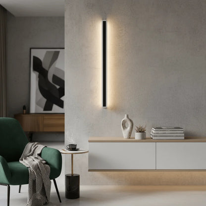 Kaelen Moderne LED Applique Murale Extérieure Noir - Nüma Lighting