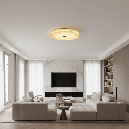 Klaus Plafonnier Albâtre LED Rond - Nüma Lighting