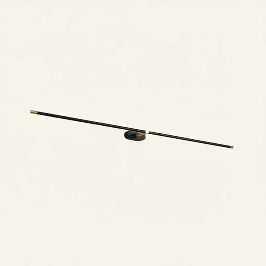 Mateo Applique Murale Linéaire Minimaliste Or & Noir - Nüma Lighting