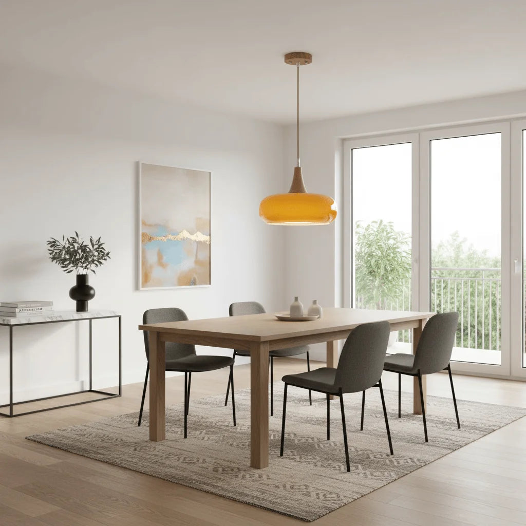 Mateo Suspension Bois 1/2/3 Lampes - Nüma Lighting