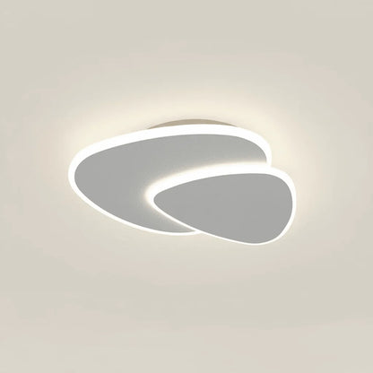 Matteo Plafonnier Triangle Moderne Blanc Salon - Nüma Lighting