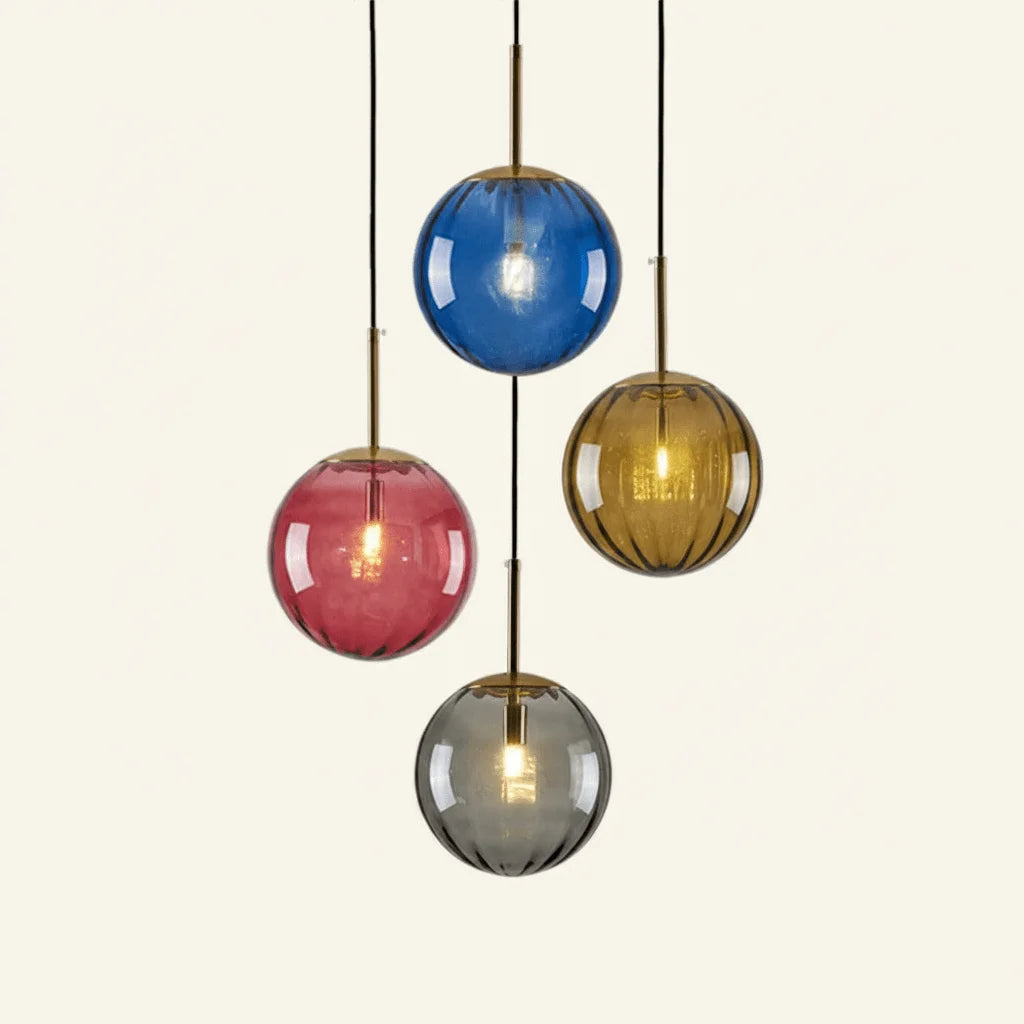 Matteo Suspension Boule Moderne Métal/Verre - Nüma Lighting