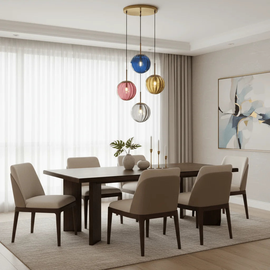 Matteo Suspension Boule Moderne Métal/Verre - Nüma Lighting