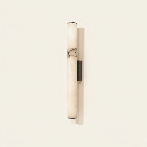 Youssef Applique Murale Cylindrique Verticale en Albâtre - Nüma Lighting
